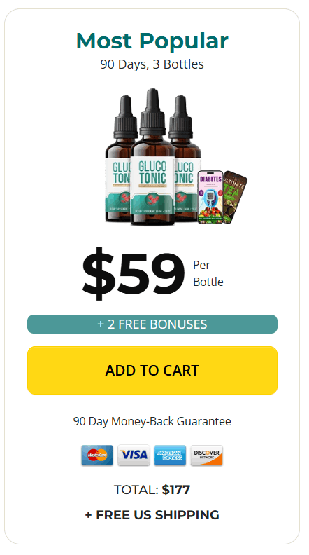 Glucotonic 3 bottle