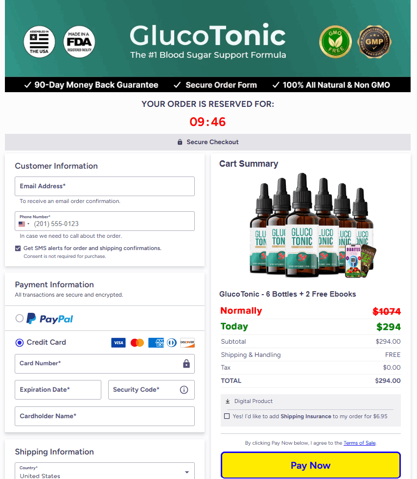 Glucotonic  - Secure-Checkout